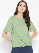 Load image into Gallery viewer, Front Surplice Top