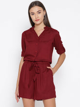 Cargar imagen en el visor de la galería, Short front open jumpsuit