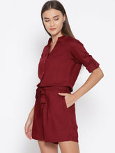 Cargar imagen en el visor de la galería, Short front open jumpsuit