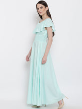 Load image into Gallery viewer, Smocking on waist maxi dress