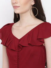 Load image into Gallery viewer, Front loop button pencil dress