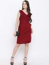 Load image into Gallery viewer, Front loop button pencil dress