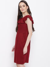 Load image into Gallery viewer, Front loop button pencil dress