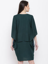 Load image into Gallery viewer, Kaftan sleeve yoke mini dress