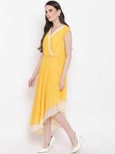 Load image into Gallery viewer, Diagonal double layered dress