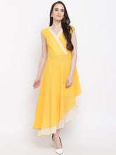 Load image into Gallery viewer, Diagonal double layered dress