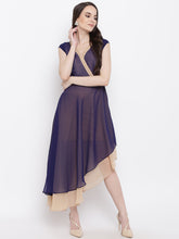 Load image into Gallery viewer, Diagonal double layered dress