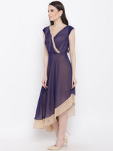 Load image into Gallery viewer, Diagonal double layered dress