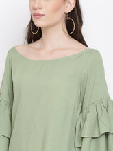 Load image into Gallery viewer, Triple Layered bell Sleeve shift dress