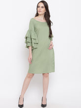 Load image into Gallery viewer, Triple Layered bell Sleeve shift dress