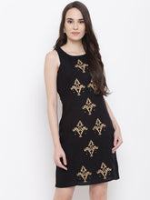 Load image into Gallery viewer, Incut sleeve Pencil mini dress