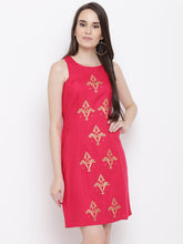 Load image into Gallery viewer, Incut sleeve Pencil mini dress