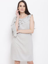 Load image into Gallery viewer, Triple layer Assymetric frill dress