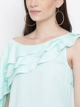 Cargar imagen en el visor de la galería, Triple layer Assymetric frill dress