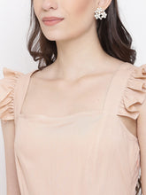 Cargar imagen en el visor de la galería, Shoulder strap frill dress
