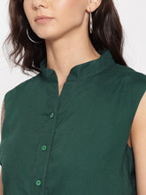 Load image into Gallery viewer, Front placket two layer midi dress