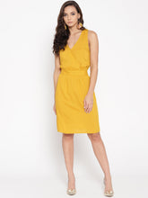 Load image into Gallery viewer, Back twist mini dress