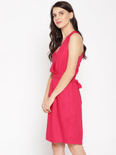 Load image into Gallery viewer, Back twist mini dress