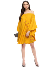 Load image into Gallery viewer, Circular off shoulder Kaftan dress