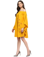 Load image into Gallery viewer, Circular off shoulder Kaftan dress