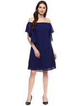 Load image into Gallery viewer, Off shoulder frill sleeve Dress
