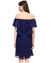 Load image into Gallery viewer, Off shoulder frill sleeve Dress