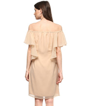 Load image into Gallery viewer, Off shoulder frill sleeve Dress