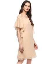 Load image into Gallery viewer, Off shoulder frill sleeve Dress