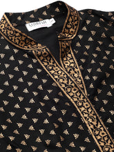 Load image into Gallery viewer, Front Cowl chinese collar printed dress