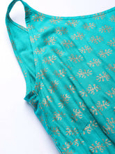 Load image into Gallery viewer, Deep back box pleated Midi Printed Dress