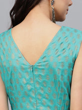 Load image into Gallery viewer, Front loops with flare pleated pants printed jumpsuit