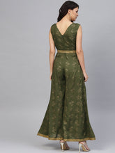 Load image into Gallery viewer, Front borders with kalidar pants printed jumpsuit