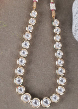 Load image into Gallery viewer, Daisy White Kundan Necklace Set