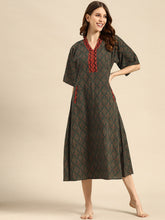 Load image into Gallery viewer, Kaftan Dress with side pockets