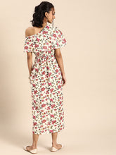 Load image into Gallery viewer, Cold shoulder Asymmetric overlap Dress