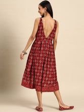 Load image into Gallery viewer, Deep back box pleated Dress