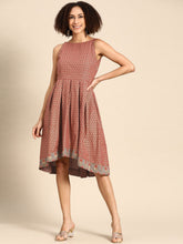 Load image into Gallery viewer, Deep back box pleated Dress