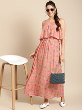 Load image into Gallery viewer, Printed Maxi with Flare yoke