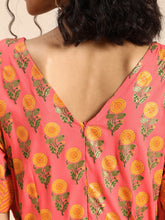 Load image into Gallery viewer, Overlap neck dhoti jumpsuit
