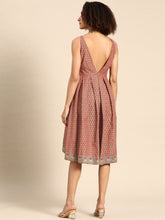 Load image into Gallery viewer, Deep back box pleated Dress