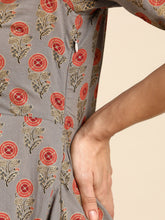 Load image into Gallery viewer, Front cowl mandarin collar Dress