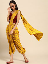 Load image into Gallery viewer, Dhoti with dupatta drape and Blouse