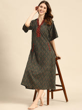 Load image into Gallery viewer, Kaftan Dress with side pockets