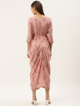 Load image into Gallery viewer, Overlap side cowl dress
