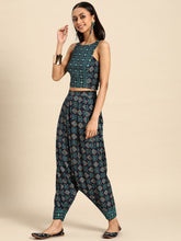 Load image into Gallery viewer, Crop top with dhoti pants