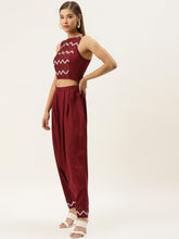 Laden Sie das Bild in den Galerie-Viewer, Crop top with Dhoti Pants