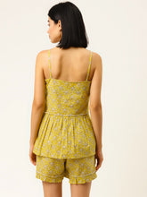 Load image into Gallery viewer, Frill Speghetti and Shorts Set