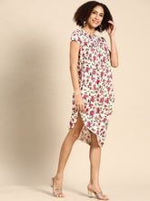 Carica l'immagine nel visualizzatore Galleria,Asymmetric one side cowl Dress