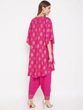 Load image into Gallery viewer, High low gold print Shrug