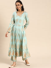 Load image into Gallery viewer, Box Pleated flare kurta with palazzo